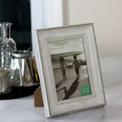 Northlight Distressed Vintage Picture Frame - for 5" x 7" Photo - 9.5" White
