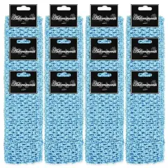 Pack of 12 2 3/4" Crochet Headband Blue