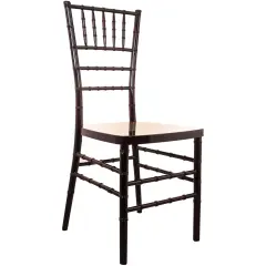 Emma and Oliver Resin Chiavari Chair Mahogany