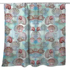 Betsy Drake Multi Shells Shower Curtain