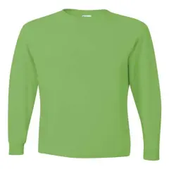 JERZEES&reg; Dri-Power Crewneck Long Sleeve T-Shirt Kiwi