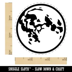 Full Moon Phase Rubber Stamp for Stamping Crafting Planners