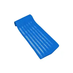 Swim Central Sofskin Rippled Blue Floating Swimming Pool Mattress - 74" - Blue