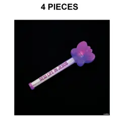 Light-Up Religious Easter Batons - 4 Pc.