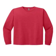 Next Level&reg; Unisex CVC Crewneck Long Sleeve Tee Red