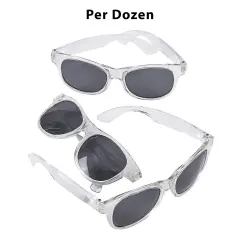 Clear Nomad Sunglasses 12 Pieces
