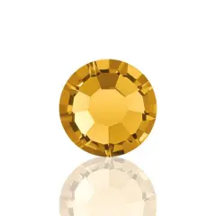 Preciosa MAXIMA SS10 Czech Glass Hotfix Flat Back Rhinestones 144 Pieces Topaz