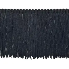 10 yards of 4" Stretch Chainette Fringe Trim | 10 yard cut Black