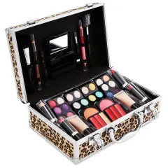 Vokai 79 Piece Makeup Kit - Eye Shadow, Blush, Lip Gloss, Lipstick, Eye & Lip Liner Pencils, Mascara & Case