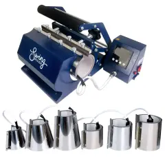 Swing Design 7-in-1 Tumbler Heat Press 20oz/30oz - Navy