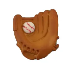Buttons Galore and More Bulk Buttons - Baseball Glove with Ball - 100 Buttons