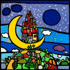 Sogno lunare Poster Print by Wallas - Item # VARPDX1WA4097