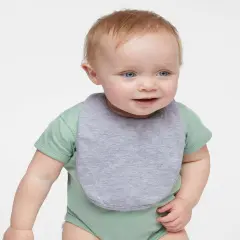 Rabbit Skins&reg; Toddler Jersey Bib - 1005 Heather