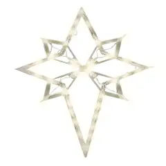 Impact Innovations 22" Lighted Star of Bethlehem Christmas Window Silhouette Decoration ASIN: B000WZL5GQ View on Amazon, Cross