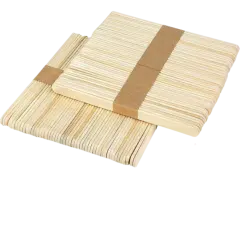 Kitcheniva Popsicle Sticks Natural Wood DIY Crafts 200 Pieces
