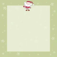 Great Papers! Merry Christmas Santa Holiday Letterhead, Invitations and Announcements, Printer Friendly, 8.5"x11", 80PK