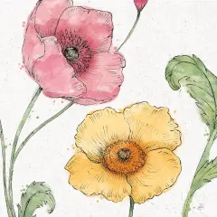 Blossom Sketches I Color Poster Print by Daphne Brissonnet - Item # VARPDX54829