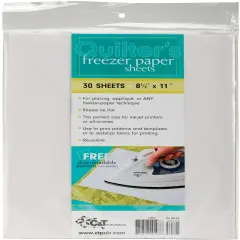 C&T Publishing Quilter's Freezer Paper Sheets 30/Pkg-8.5"X11"