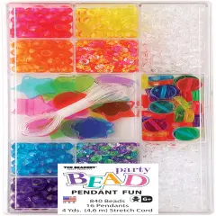 The Beadery Party Bead Box Kit-Translucent Coin