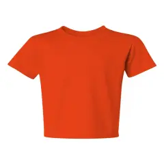 JERZEES&reg; Dri Power Youth 50/50 Poly Cotton Crewneck Short Sleeve T-Shirt Burnt orange