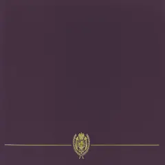 Great Papers! Classic Certificate Cover with Gold Foil Crest, Plum, 12" x 9.375"(folded) with Die-Cuts for 8.5" x 11" Documents, 5 Count