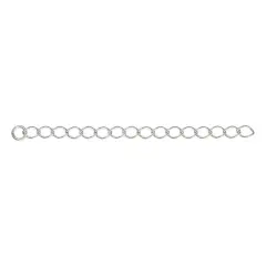 JewelrySupply Chain Extender Curb Chain 2" Sterling Silver