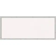 Imprint Wood Framed Corkboard, White Cork Silver