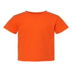 Rabbit Skins&reg; Toddler Cotton Jersey Crew Neck Short Sleeve Tee - 3301T Orange