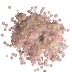 Buttons Galore Loose Sequin Assortments for Craft - 5,000 Pieces 45 Grams Swan lake