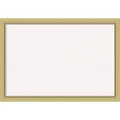 Landon Gold Narrow Framed Corkboard, White Cork
