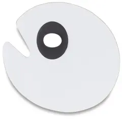 Richeson Palette - 9" x 12", White Melamine, Oval