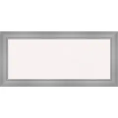 Flair Framed Corkboard, White Cork Polished Nickel