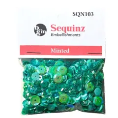 Buttons Galore Loose Sequin Assortments for Craft - 5,000 Pieces 45 Grams Minted