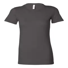 BELLA + CANVAS&reg; Women's Slim Fit Crewneck Short Sleeve Tee Asphalt