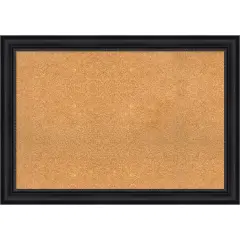 Astor Framed Corkboard, Natural Cork Astor Black