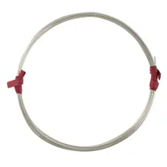 JewelrySupply Slerling Silver Round Wire 18 Gauge Dead Soft (Sold by The Foot)