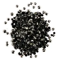 Buttons Galore Jewelz Rhinestones Craft Embellishments Assorted Colors Approx. 1600 Pieces Hematite
