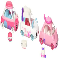 Shopkins Cutie Car S3 3 Pack-Asst 3 Childrens Toy