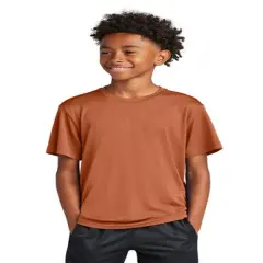Sport-Tek&reg; Youth Crewneck PosiCharge Competitor Short Sleeve Tee Texas orange