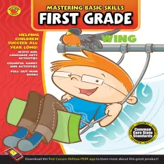 Carson Dellosa Mastering Basic Skills 1st Grade Workbooks, Language Arts, Reading, Math, and Writing Practice for Kids Ages 6-7, Classroom or Homeschool Curriculum
