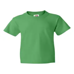 12 Pack: Fruit of the Loom&reg; Youth Short Sleeve Crew Neck T-Shirt Kelly