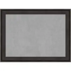 Allure Charcoal Wood Framed Magnetic Board
