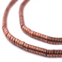 The Bead Chest Copper Disk Beads (4mm)