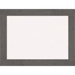 Rustic Plank Framed Corkboard, White Cork Grey