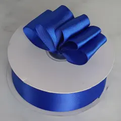 1.5" x 50 yards Single Side Satin Ribbon Royal blue
