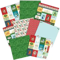 Elf Movie 12" x 12" 9-Sheet Decorative Double Sided Paper Pack for Scrapbooking and Crafts