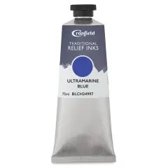 Cranfield Traditional Relief Ink - Ultramarine Blue, 75 ml