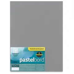 Ampersand Pastelbord Panel - 12" x 16", 1/8" Profile, Gray