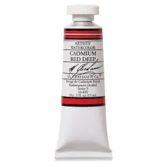 M. Graham Artists' Watercolor - Cadmium Red Deep, 15 ml tube