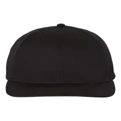 Richardson&reg; Pro Twill Snapback Cap Black